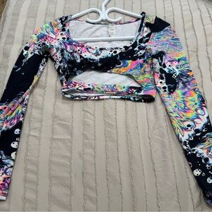 Long sleeve festival/rave long sleeve.